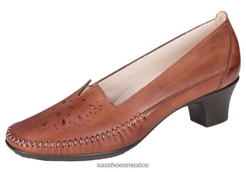 mx SAS mujer inspirado resbalón sonyo en el talón marrón alfa LVV46353