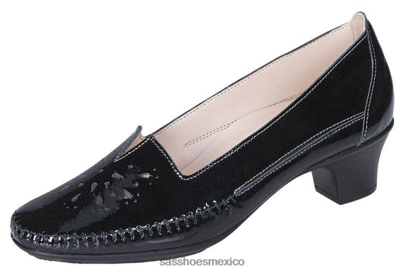 mx SAS mujer inspirado resbalón sonyo en el talón negro LVV46341