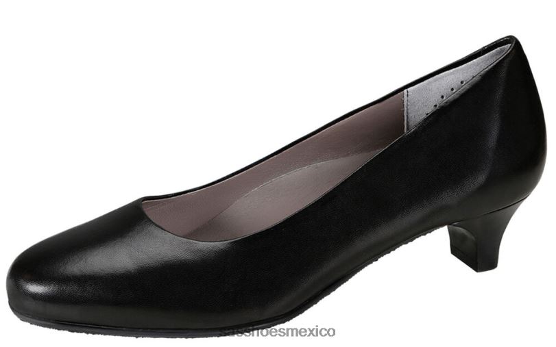 mx SAS mujer inspirado tacón gatito elaine negro LVV46369