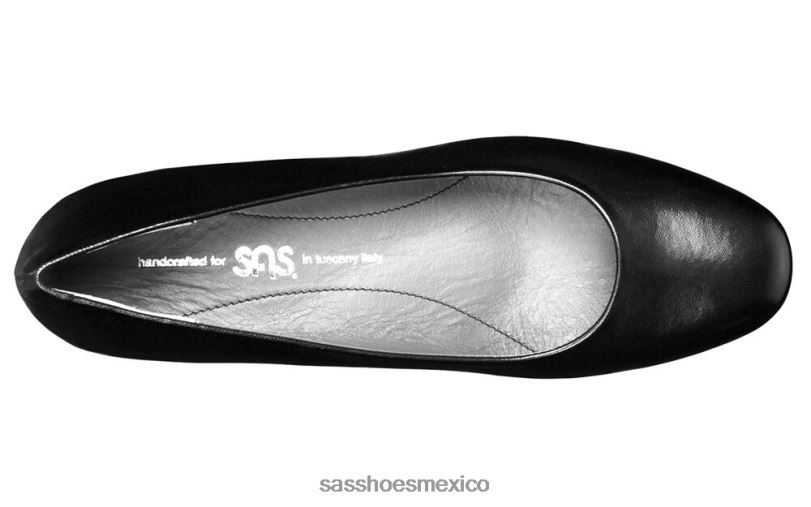 mx SAS mujer inspirado tacón gatito elaine negro LVV46369