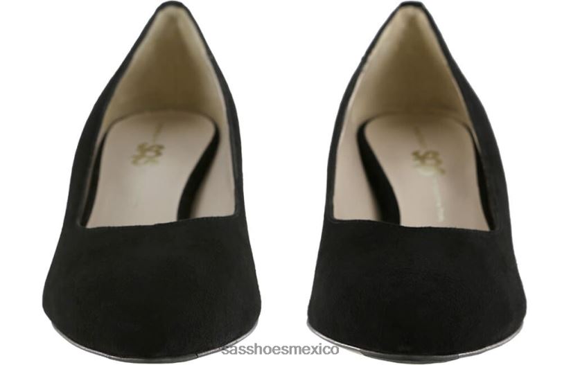 mx SAS mujer inspirado tacón gatito moxie ante negro LVV46342