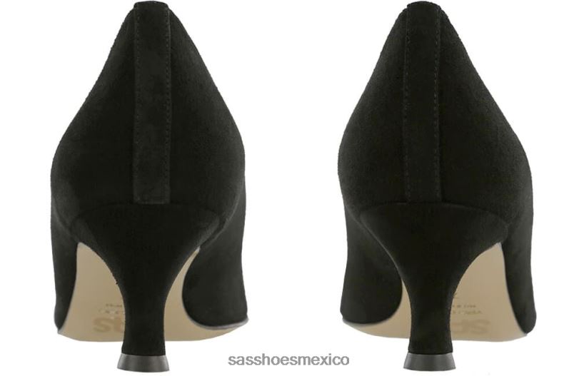 mx SAS mujer inspirado tacón gatito moxie ante negro LVV46342