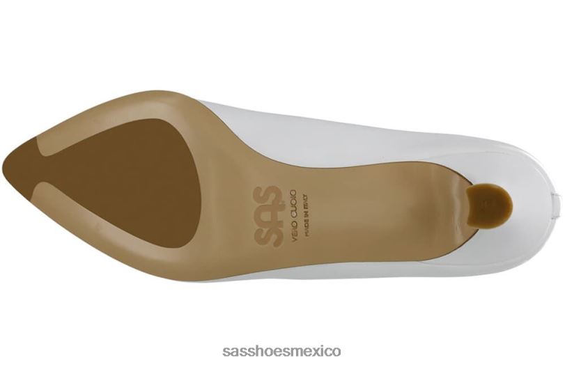 mx SAS mujer inspirado tacón gatito moxie blanco LVV46360