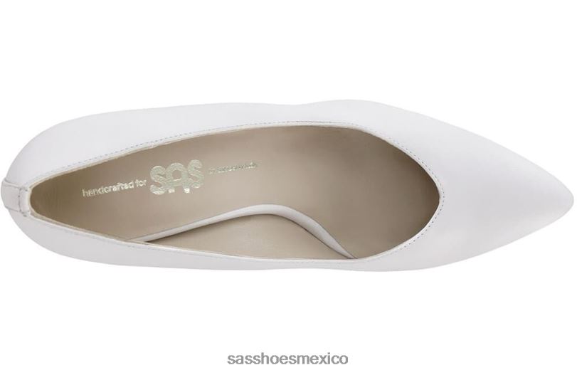 mx SAS mujer inspirado tacón gatito moxie blanco LVV46360