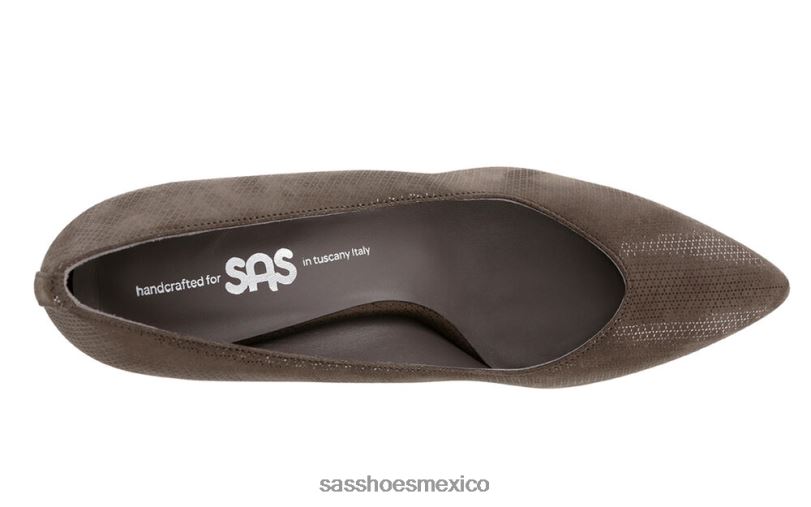 mx SAS mujer inspirado tacón gatito moxie césped marrón LVV46364