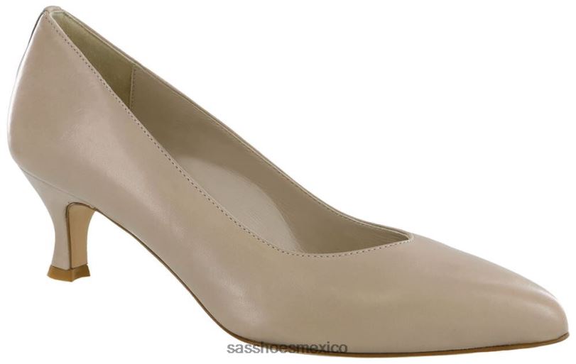 mx SAS mujer inspirado tacón gatito moxie champiñón LVV46356