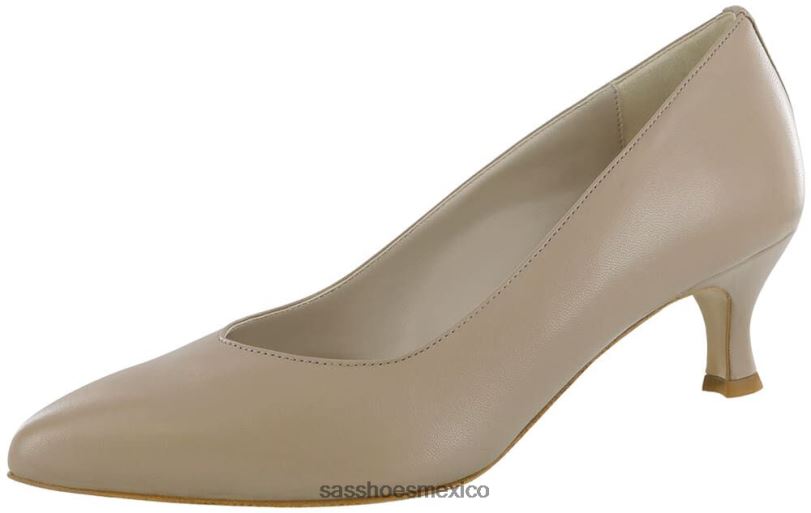 mx SAS mujer inspirado tacón gatito moxie champiñón LVV46356