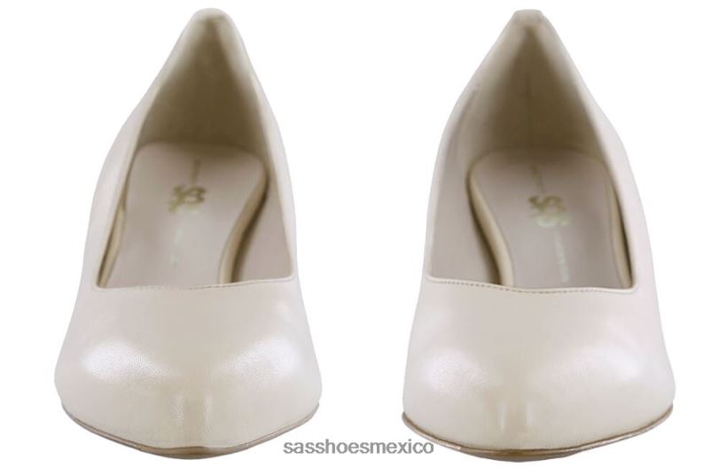 mx SAS mujer inspirado tacón gatito moxie hueso LVV46358