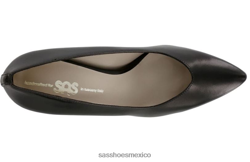 mx SAS mujer inspirado tacón gatito moxie negro LVV46357