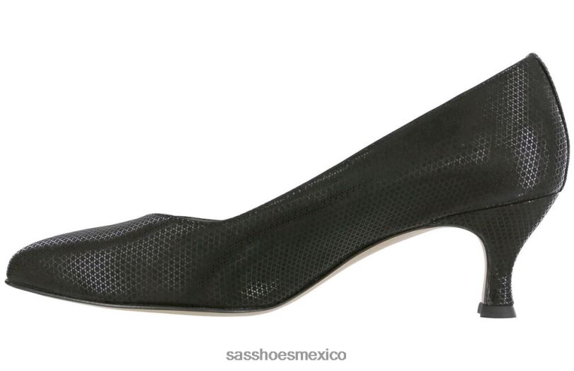 mx SAS mujer inspirado tacón gatito moxie ónix LVV46362