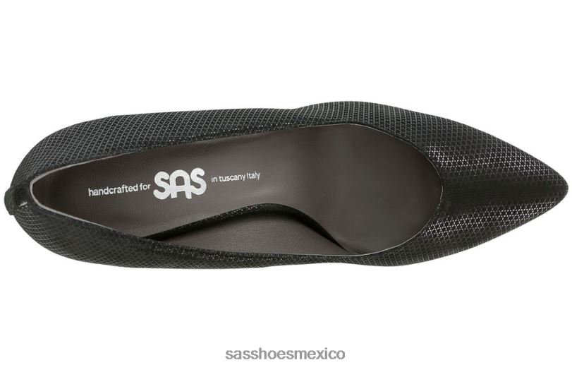 mx SAS mujer inspirado tacón gatito moxie ónix LVV46362