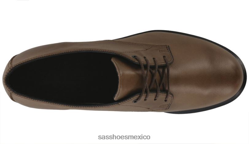 mx SAS mujer inspirado zapato de vestir oxford anexo madera oscura LVV46424