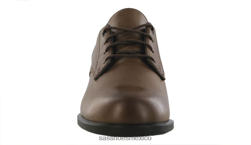 mx SAS mujer inspirado zapato de vestir oxford anexo madera oscura LVV46424
