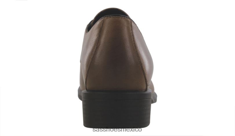 mx SAS mujer inspirado zapato de vestir oxford anexo madera oscura LVV46424