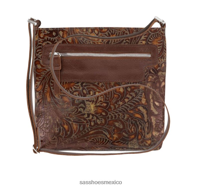 mx SAS unisexo inspirado bolso de mano giselle ii castaño rojizo LVV46557