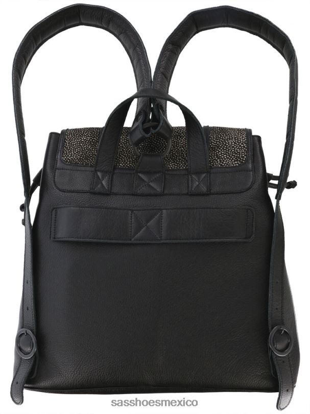 mx SAS unisexo inspirado seight mochila bolso de mano chital negro LVV46550